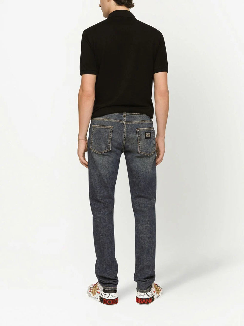 Piqué Polo-Shirt with Branded Tag