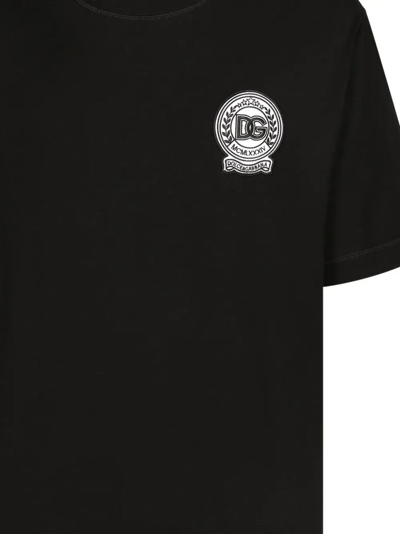 Cotton T-shirt with embroidered logo