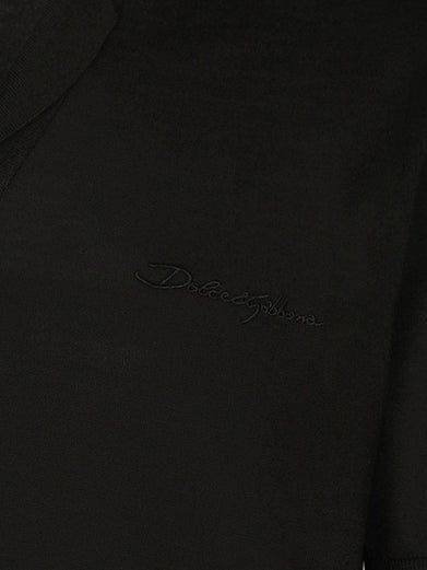 Silk polo shirt