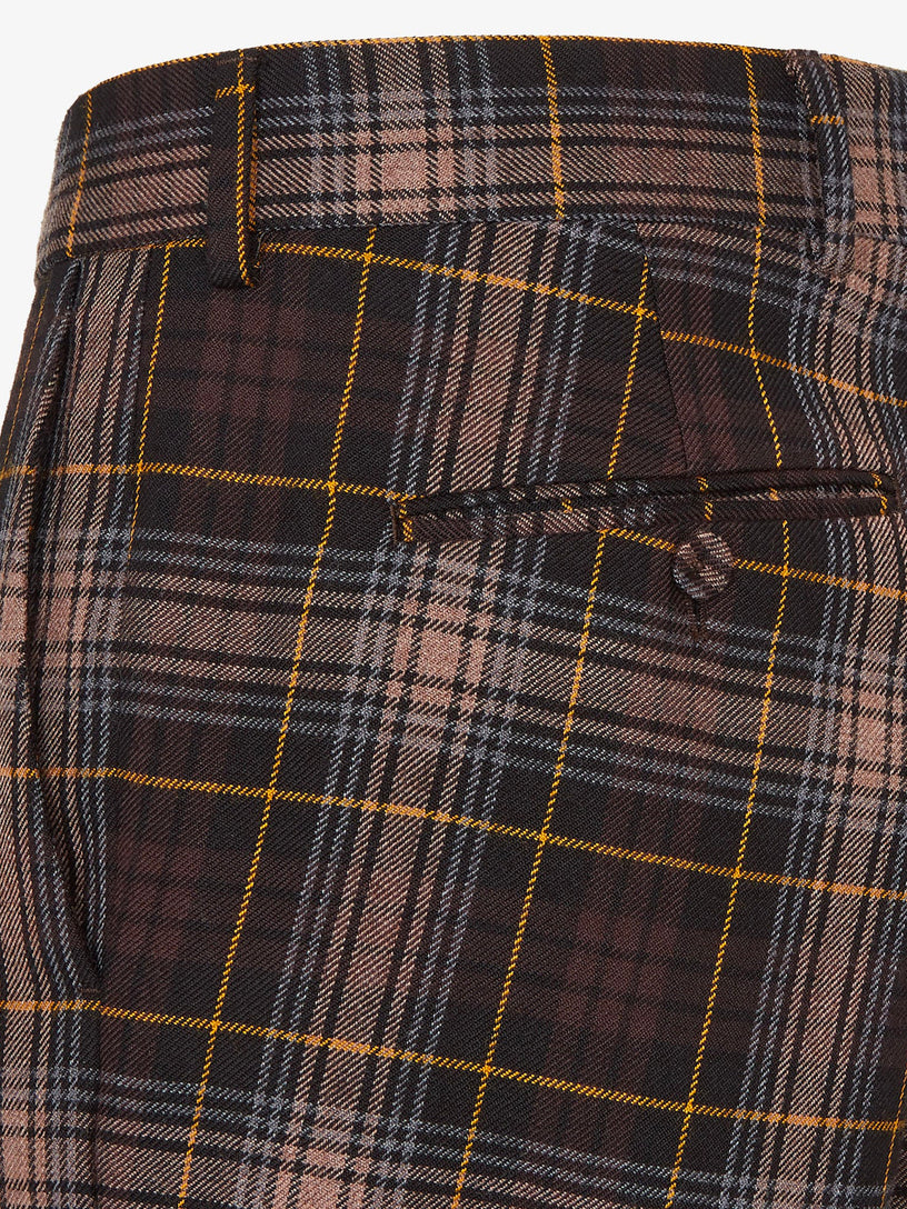 Fendi Tartan trousers