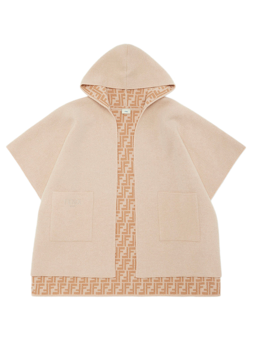 Junior knit cape