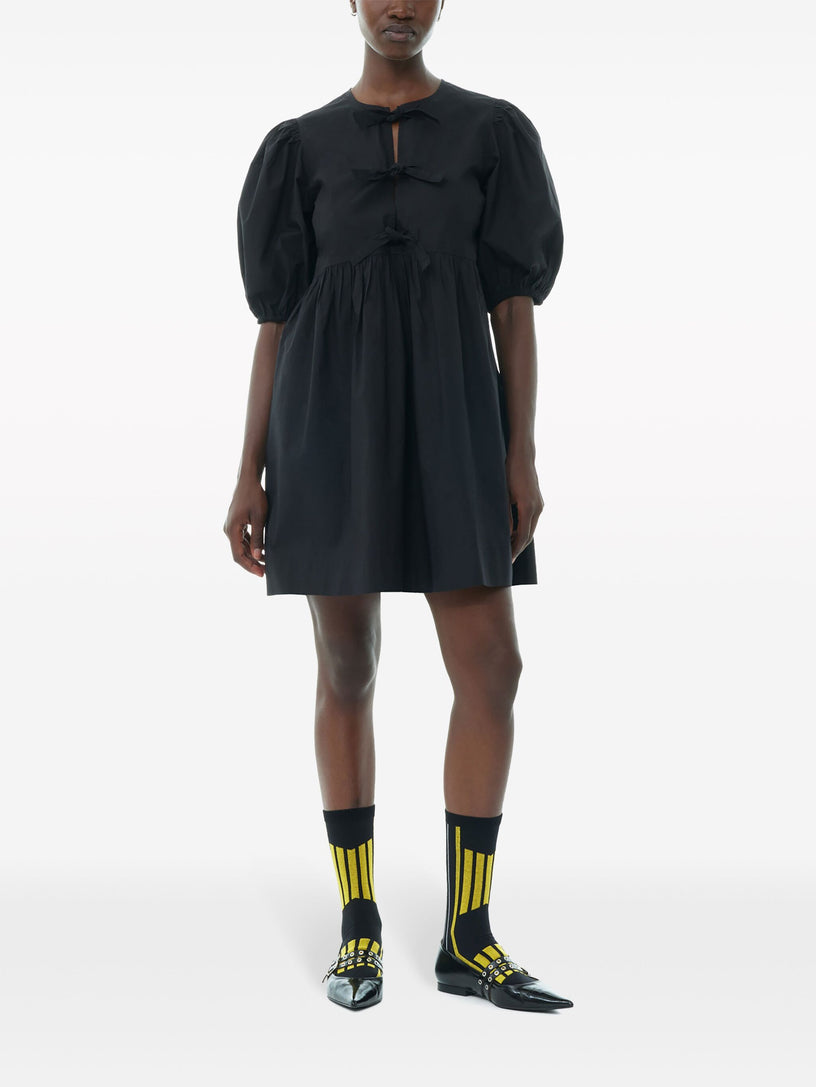 Poplin mini dress