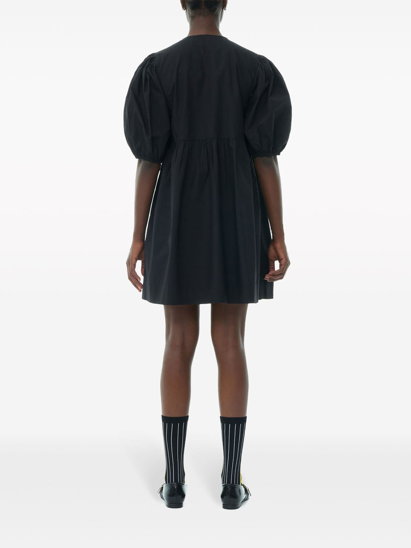 Poplin mini dress