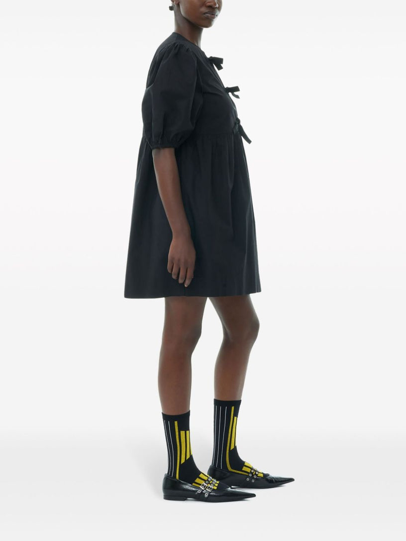 Poplin mini dress