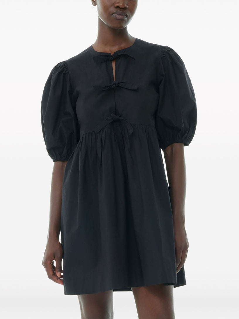 Poplin mini dress