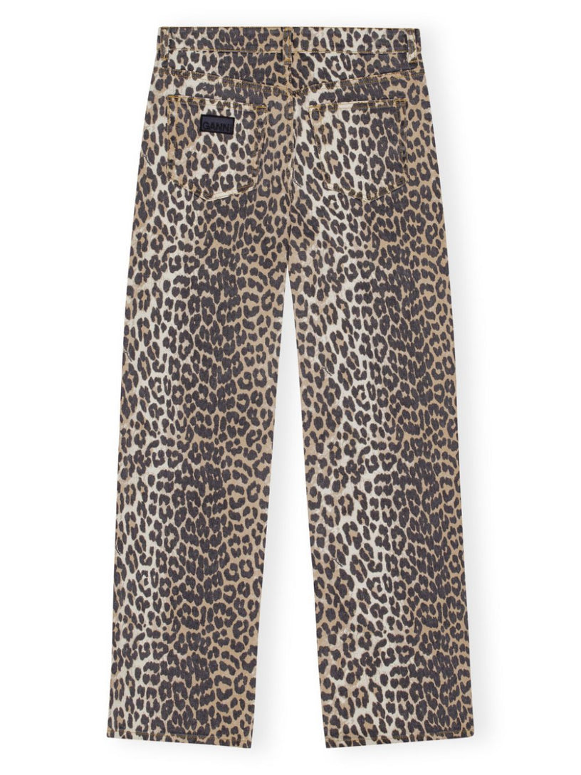 Leopard Printed Izey Jeans
