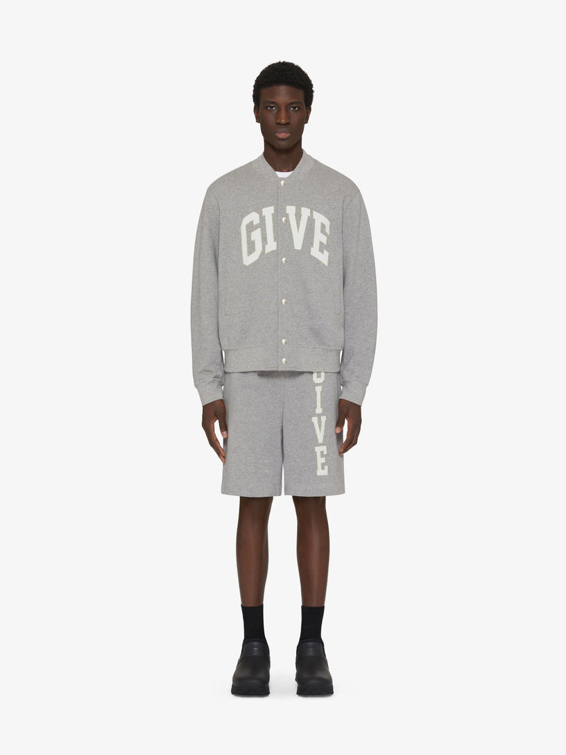 GIVENCHY College bermuda shorts in fleece
