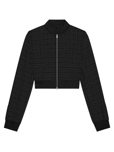 Bomber in 4G jacquard