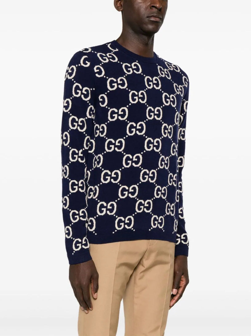 GG wool jacquard sweater
