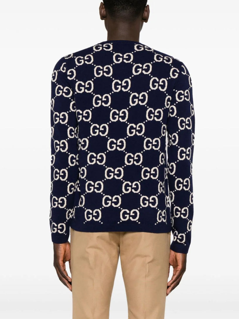 GG wool jacquard sweater