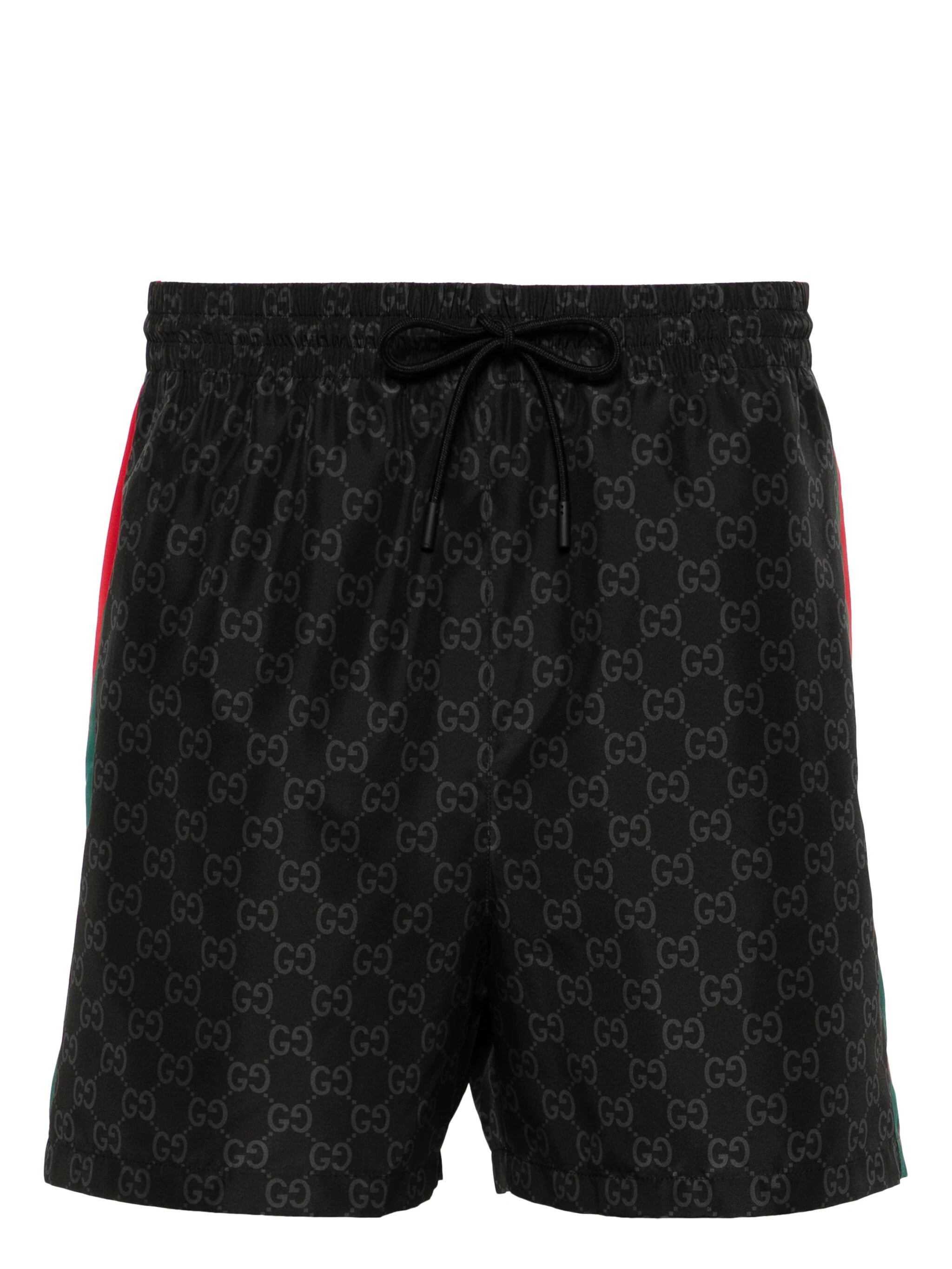 GG nylon jacquard swim short GUCCI Nero | Grifo210