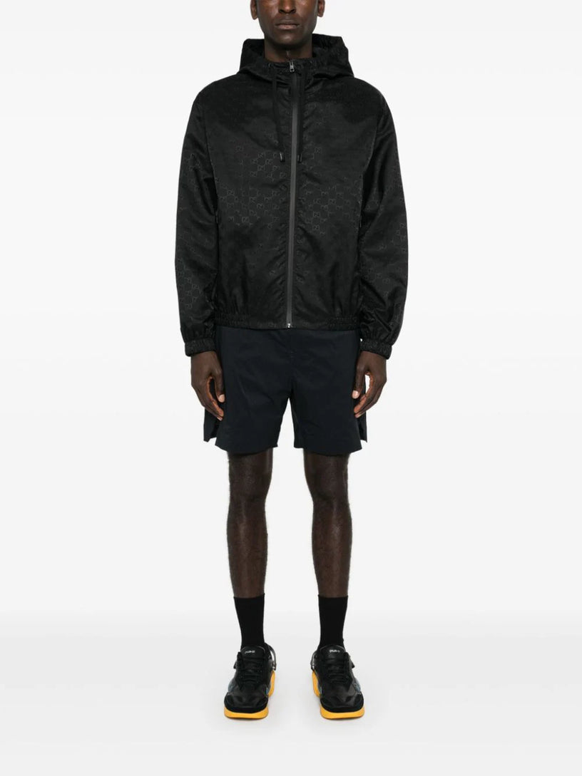 Lightweight jacquard GG nylon jacket