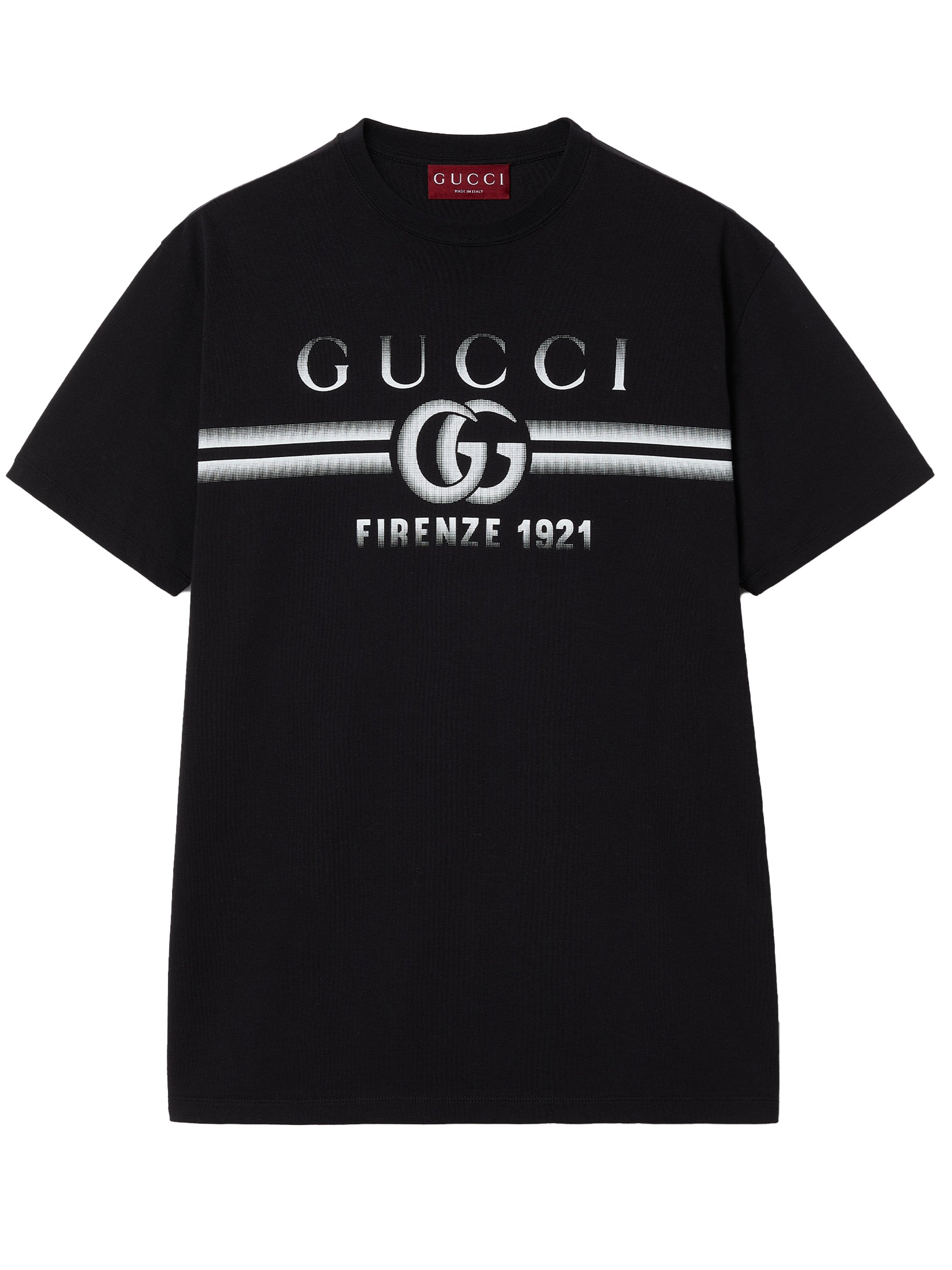 GUCCI T-shirt with gucci print Italy | Abbigliamento
