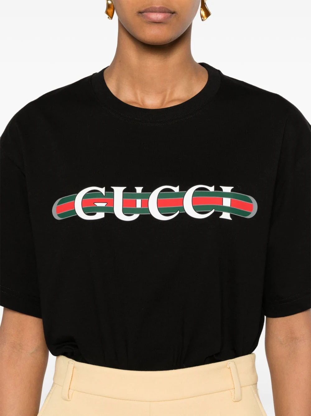 Logo T-shirt GUCCI Nero | Grifo210