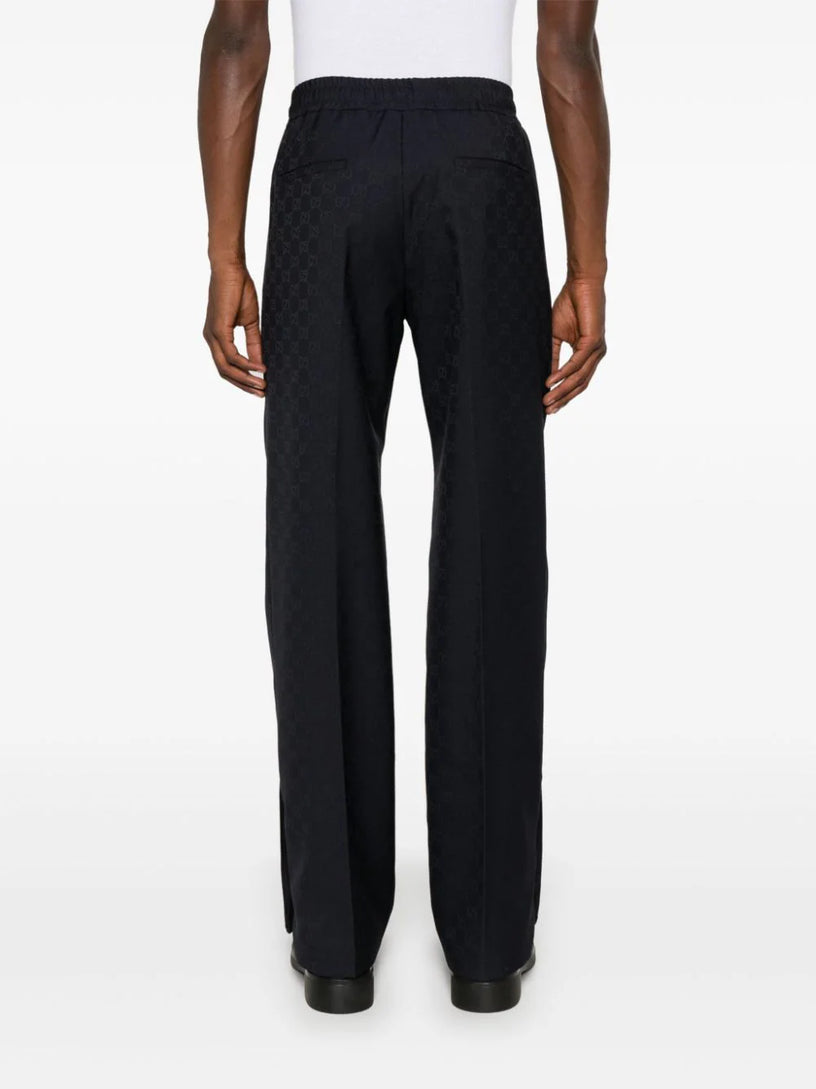 Polyester GG Jacquard pant with web