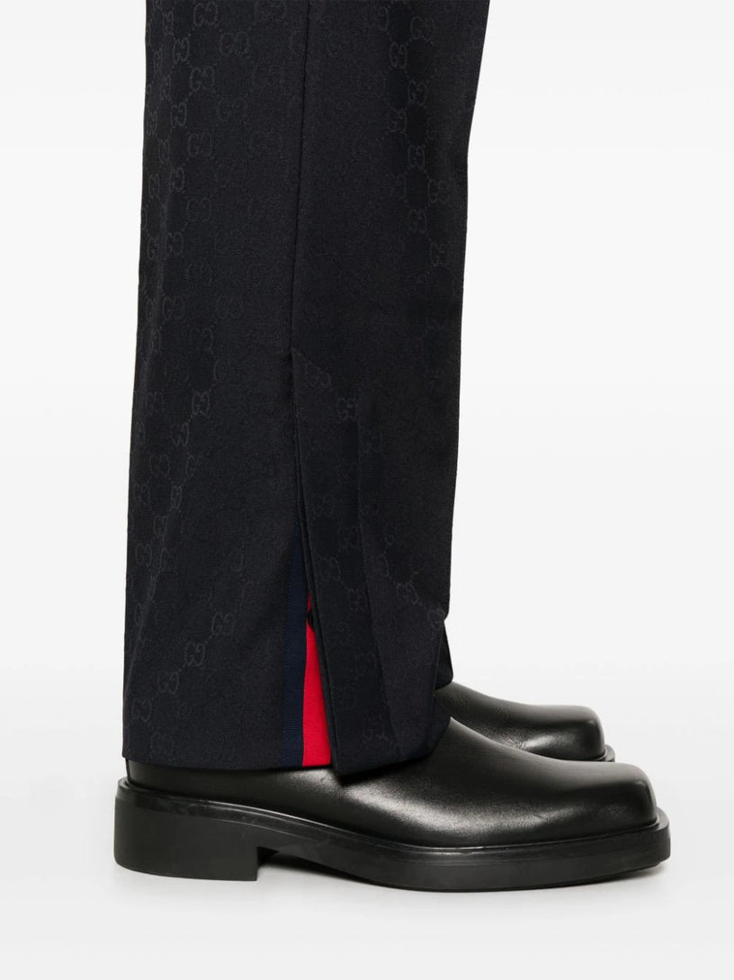Polyester GG Jacquard pant with web