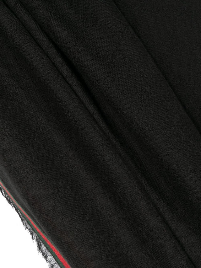 GG silk cotton stole