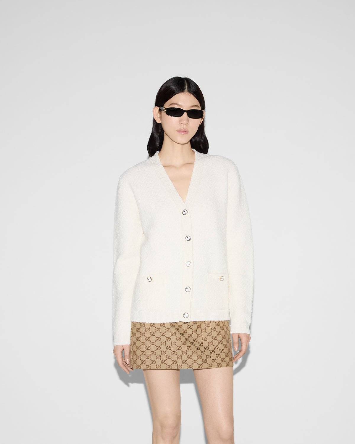 Wool Bouclé cardigan