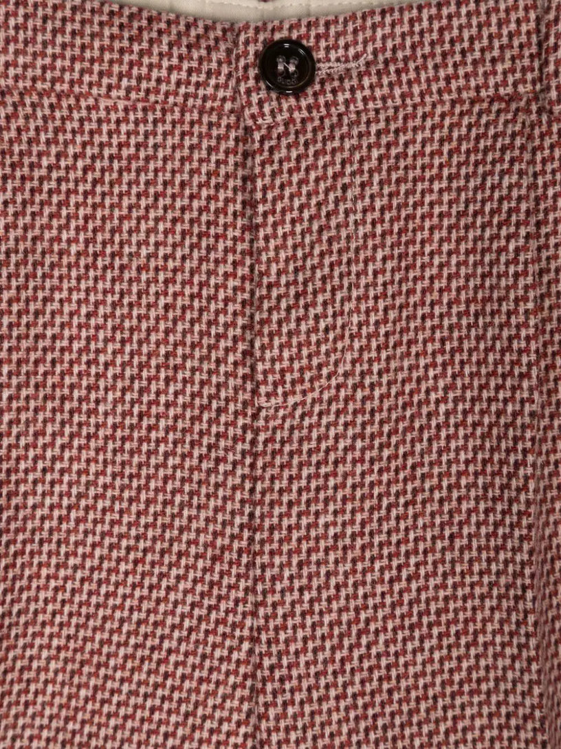 Knitted wool trousers