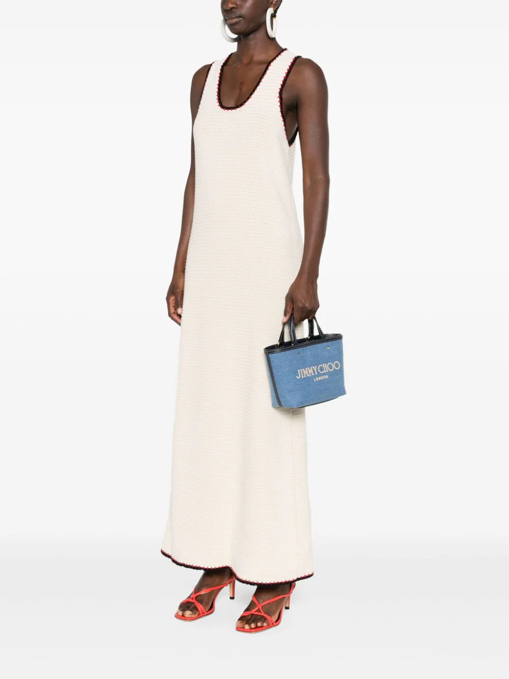 JIMMY CHOO mini Marli-M ミニマ-リ M ショルダーバッグ Mini Marli Tote Bag JIMMY CHOO Blu | Grifo210