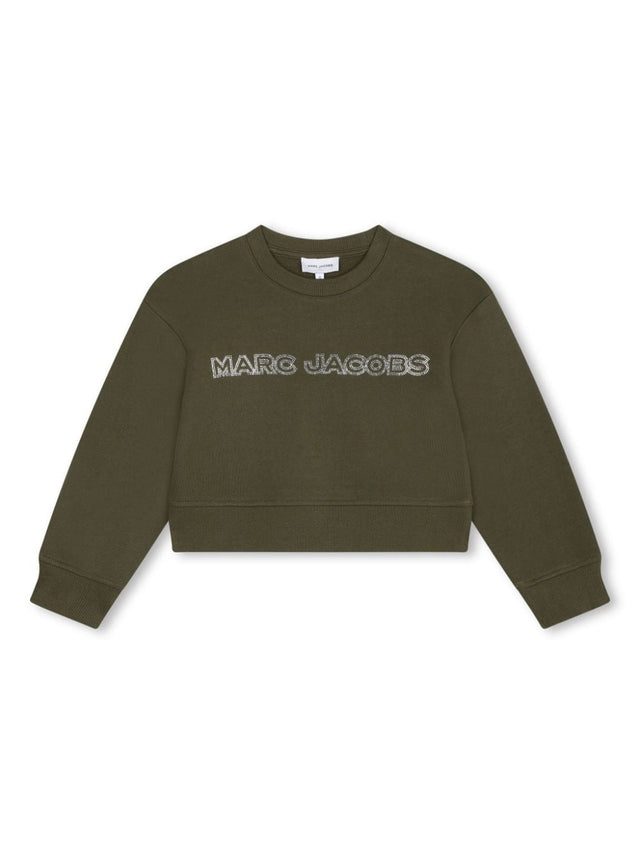 Sweatshirt with rhinestones
