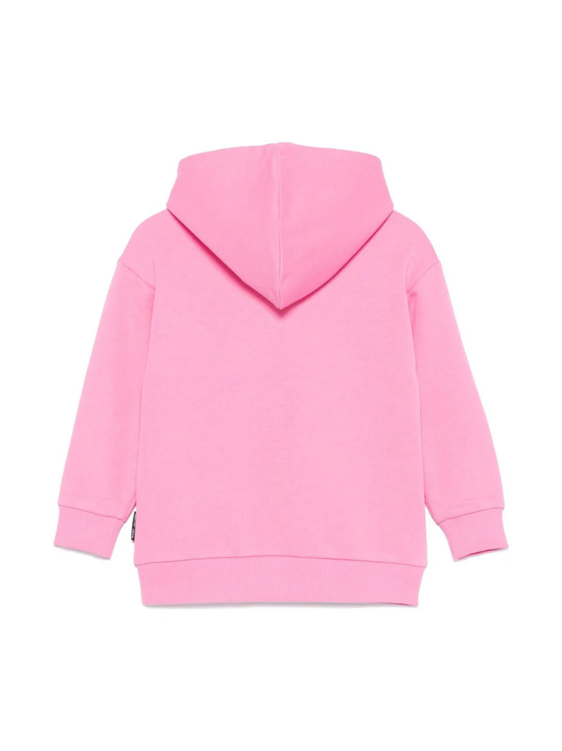 Sweatshirt with trompe l'oeil print