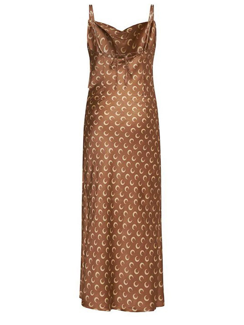 marine serre dress brown Marine Serre Mini Dress MAYFEYR