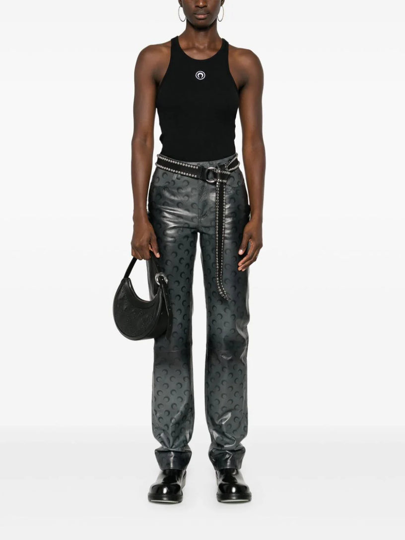 Moon logo tank top