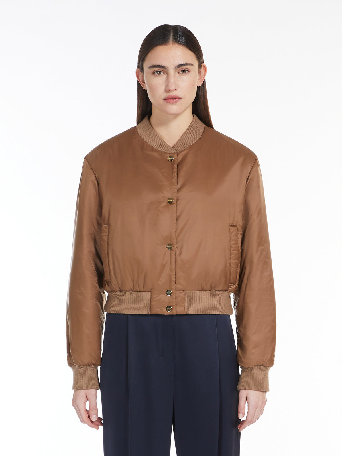 Waterproof canvas bomber jacket