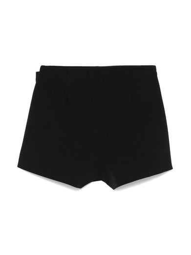 Skirt-trousers with bow and rhinestones