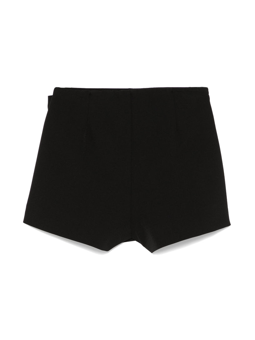 Skirt-trousers with bow and rhinestones