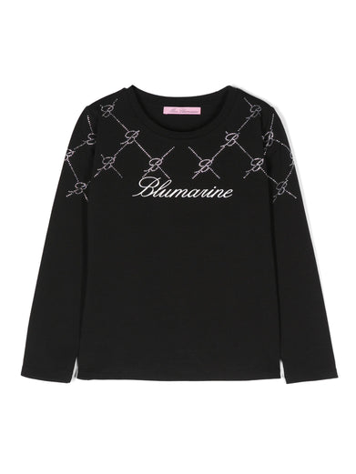 T-shirt with rhinestones