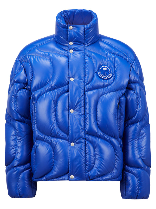 Piumino corto Haunani Moncler x Palm Angels MONCLER GENIUS Blu