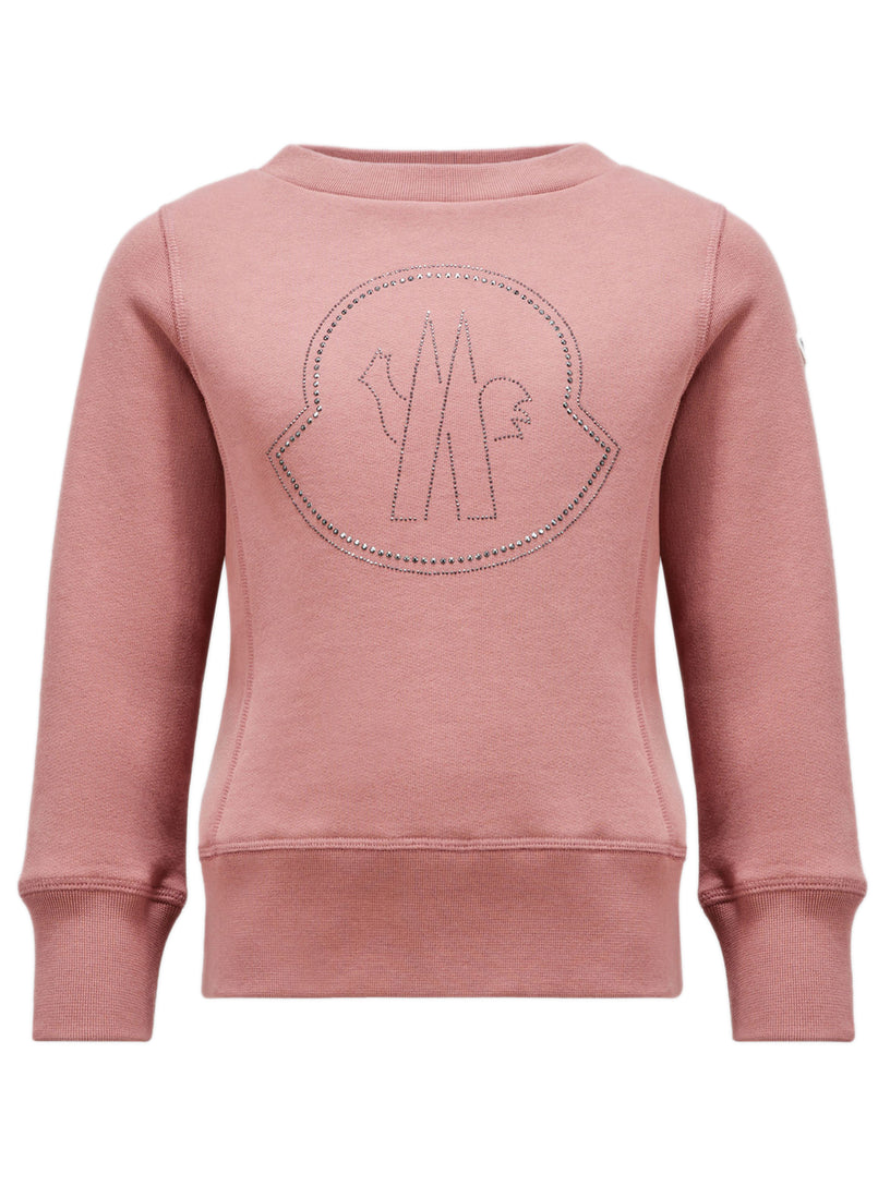 Sweatshirt with studded logo