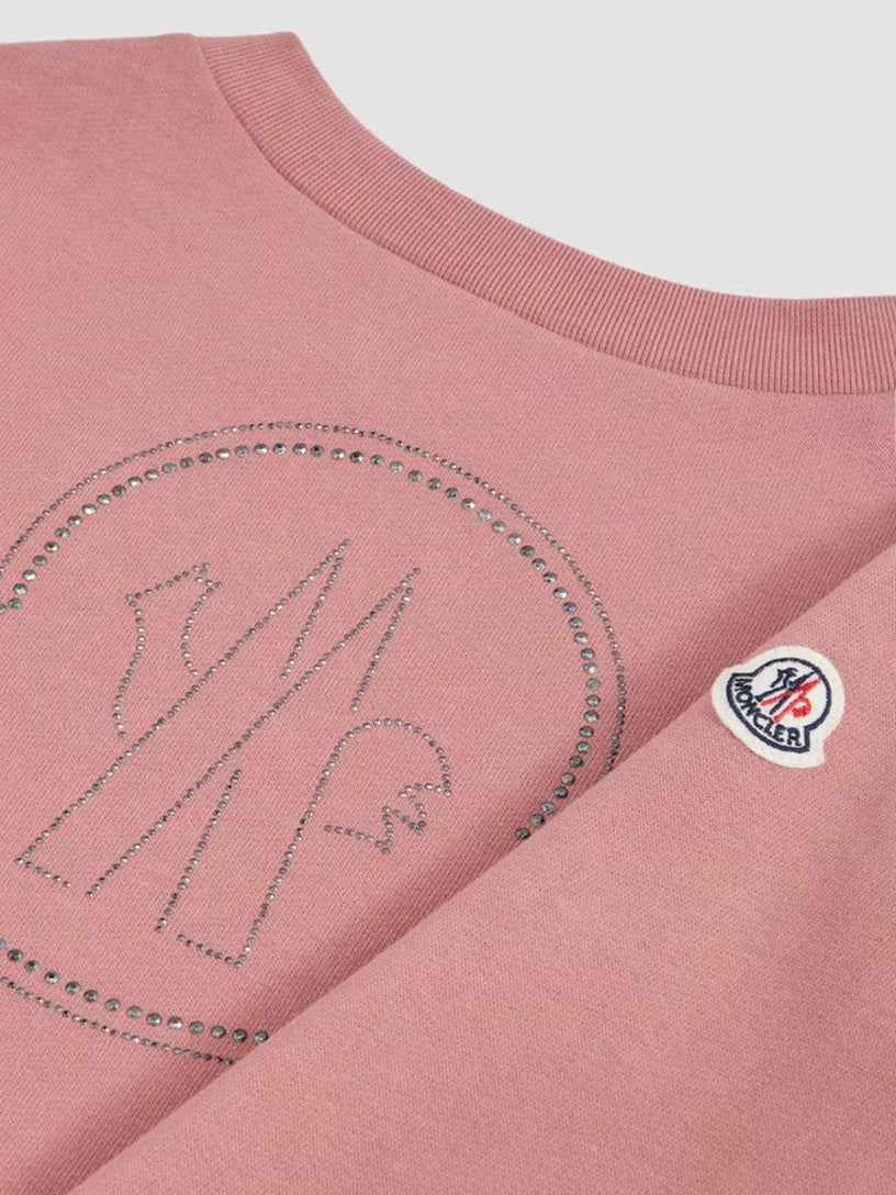 Sweatshirt with studded logo