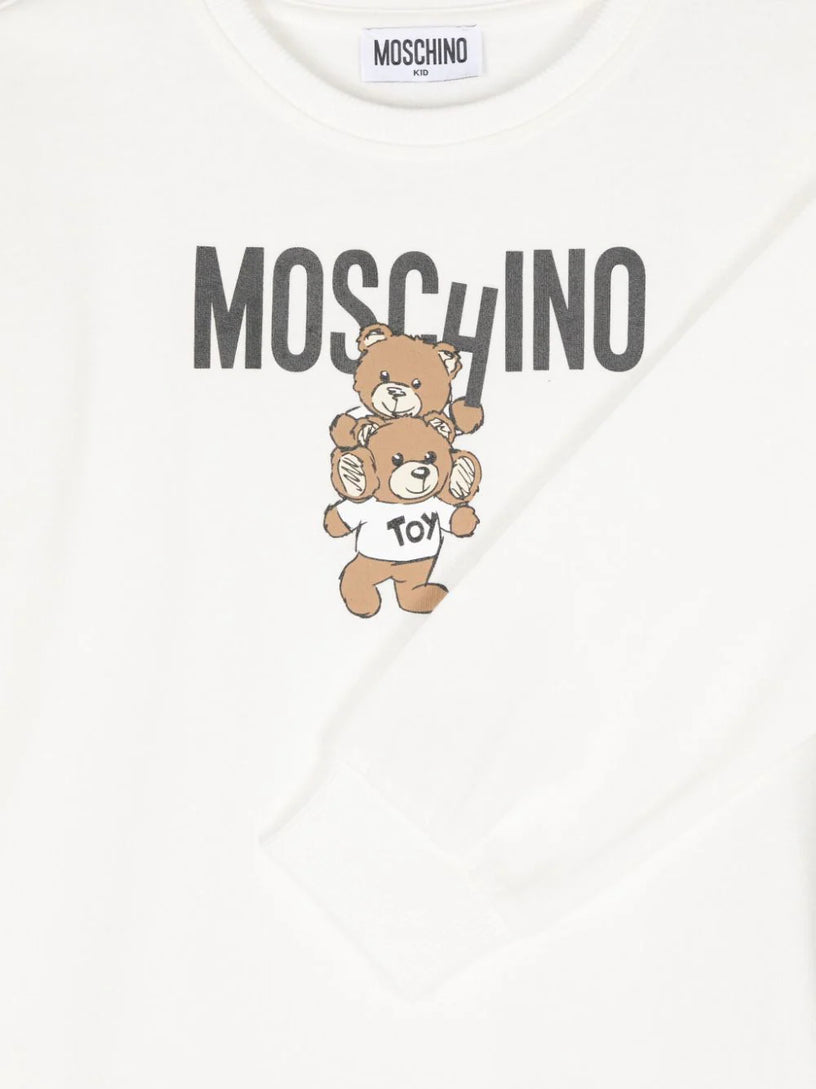 Sweatshirt dress with Teddy Bear