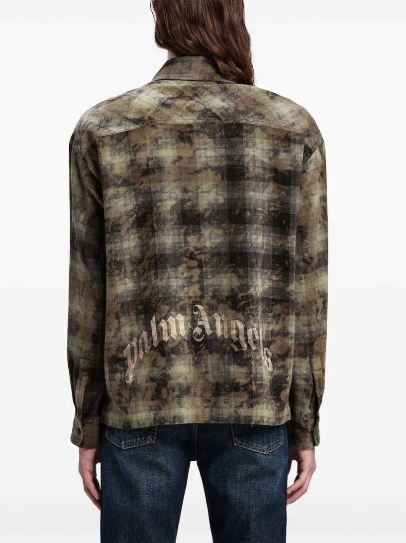 Curved Logo Check Shirt