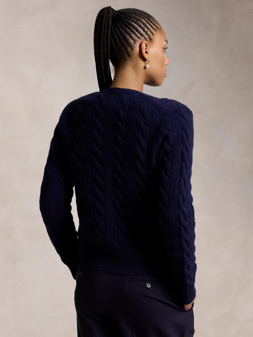 Cable-Knit Cardigan