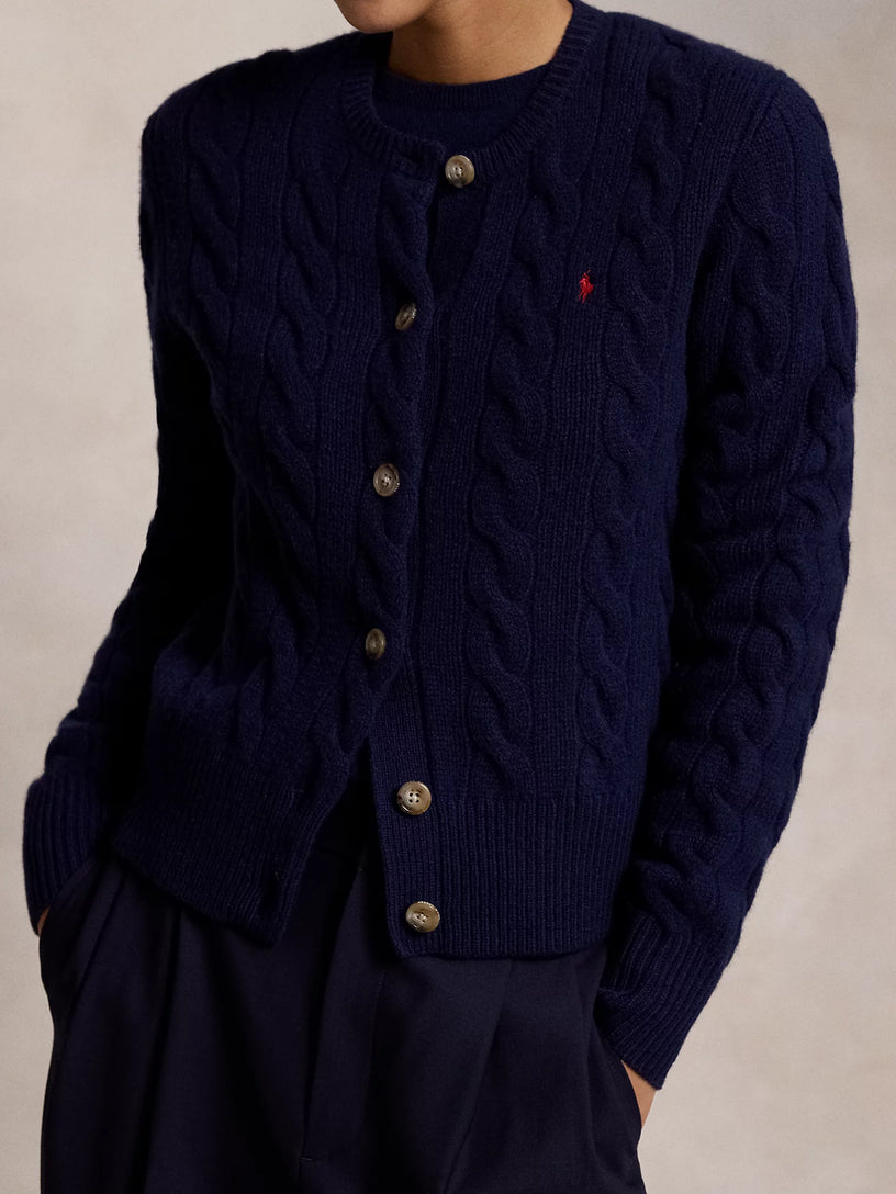 Cable-Knit Cardigan