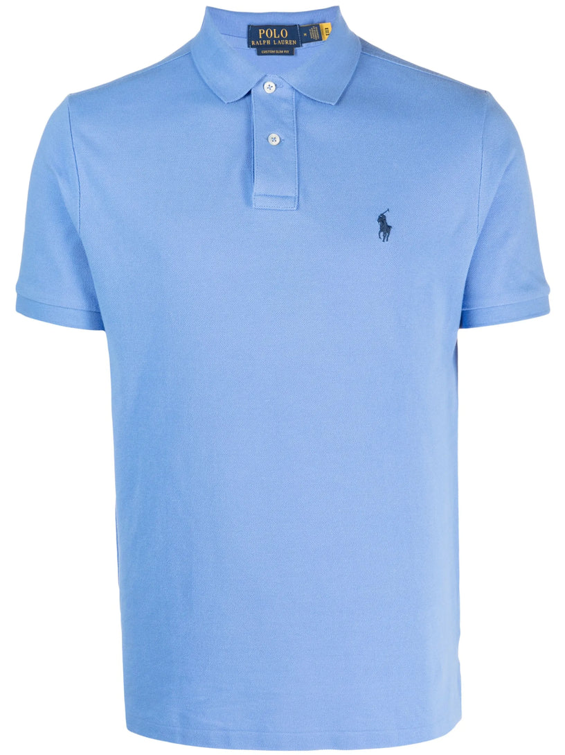 Slim Fit Mesh Polo Shirt