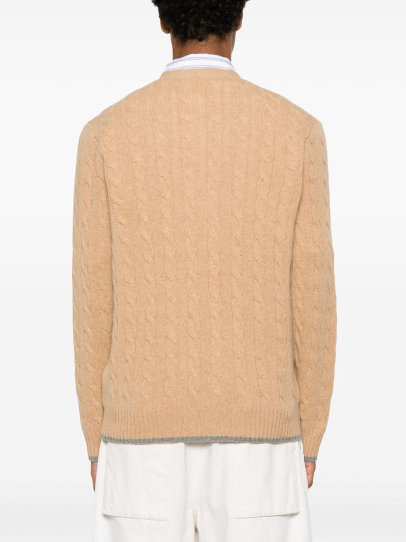 Cable-Knit Cardigan