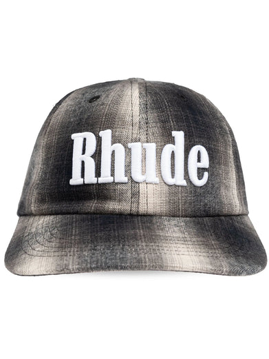Logo flannel 6-panel hat
