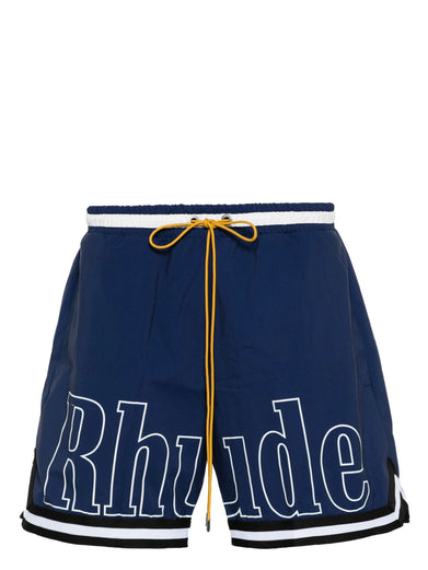 Basket logo swim shorts