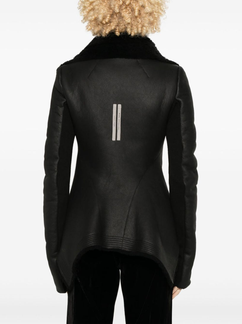 Naska biker in merino shearling