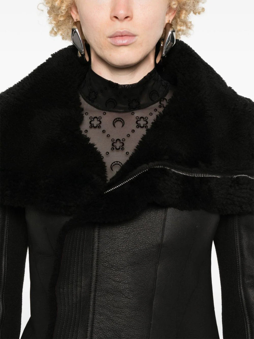 Naska biker in merino shearling