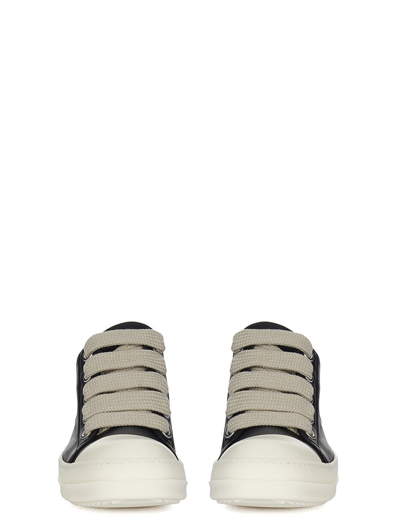 Jumbolaced low sneaks in leather