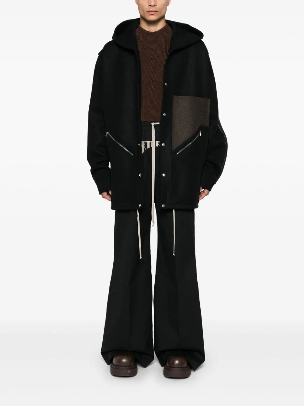 Porterville wide bela pants RICK OWENS Nero | Grifo210