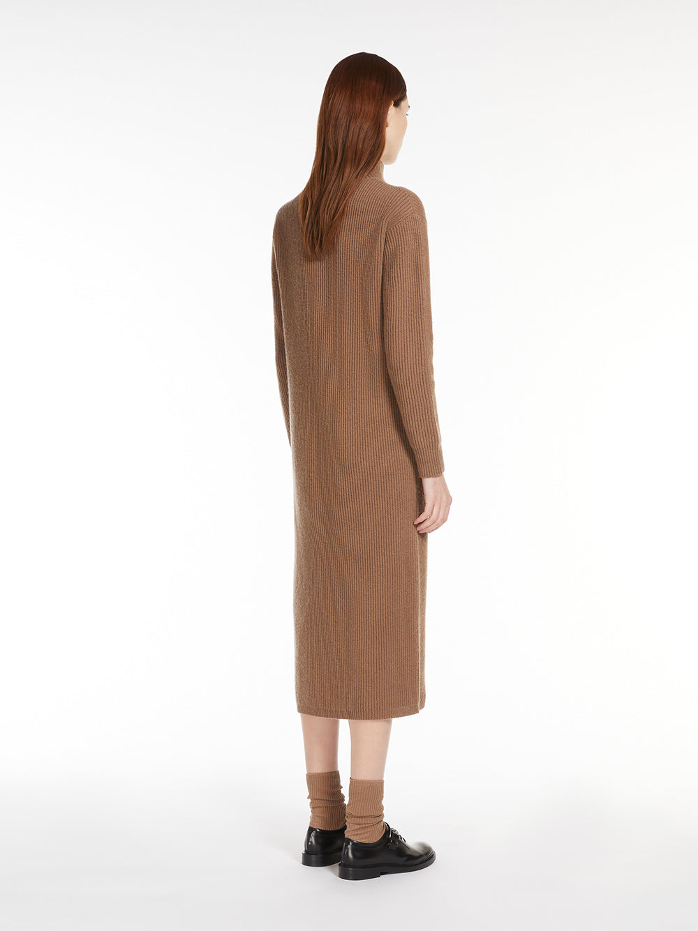 Vincita turtleneck dress in wool and cashmere S Max Mara