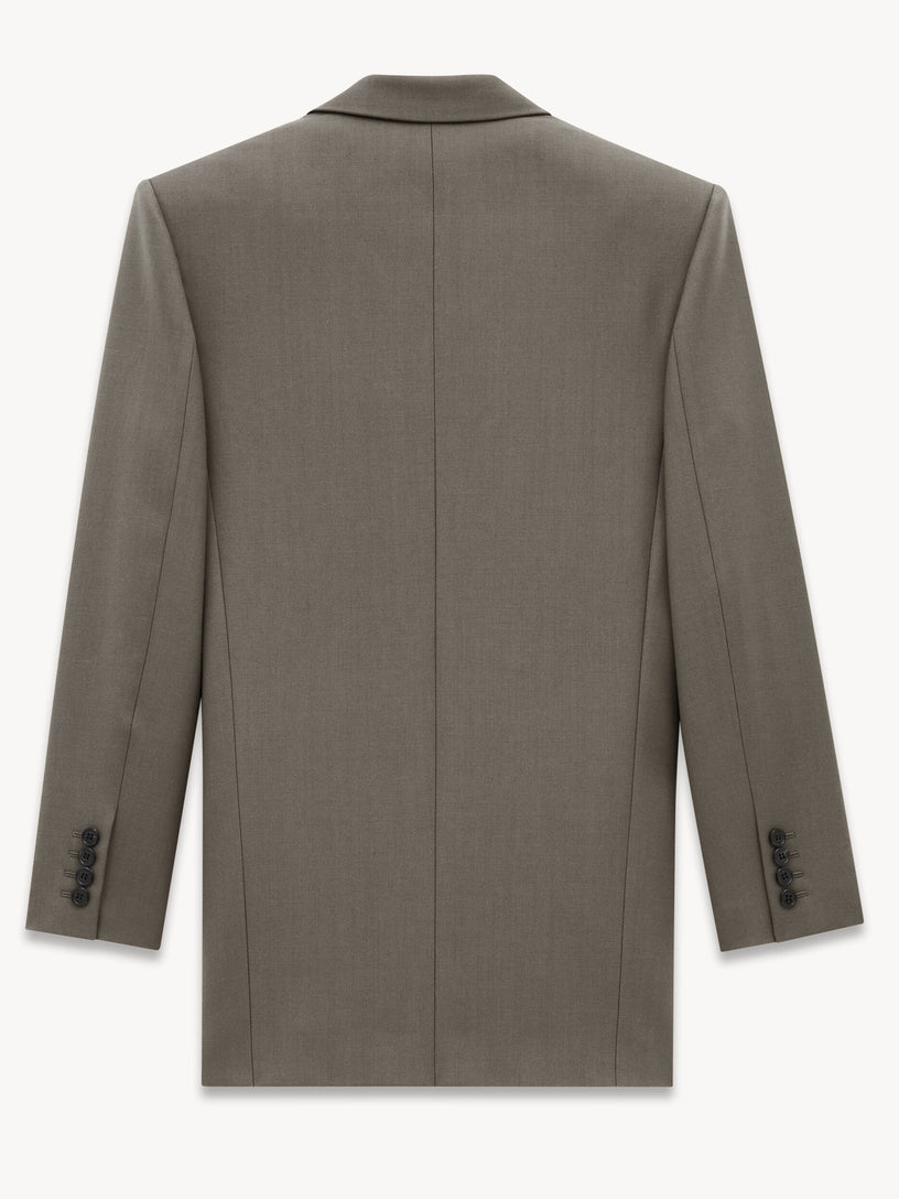 Wool gabardine jacket