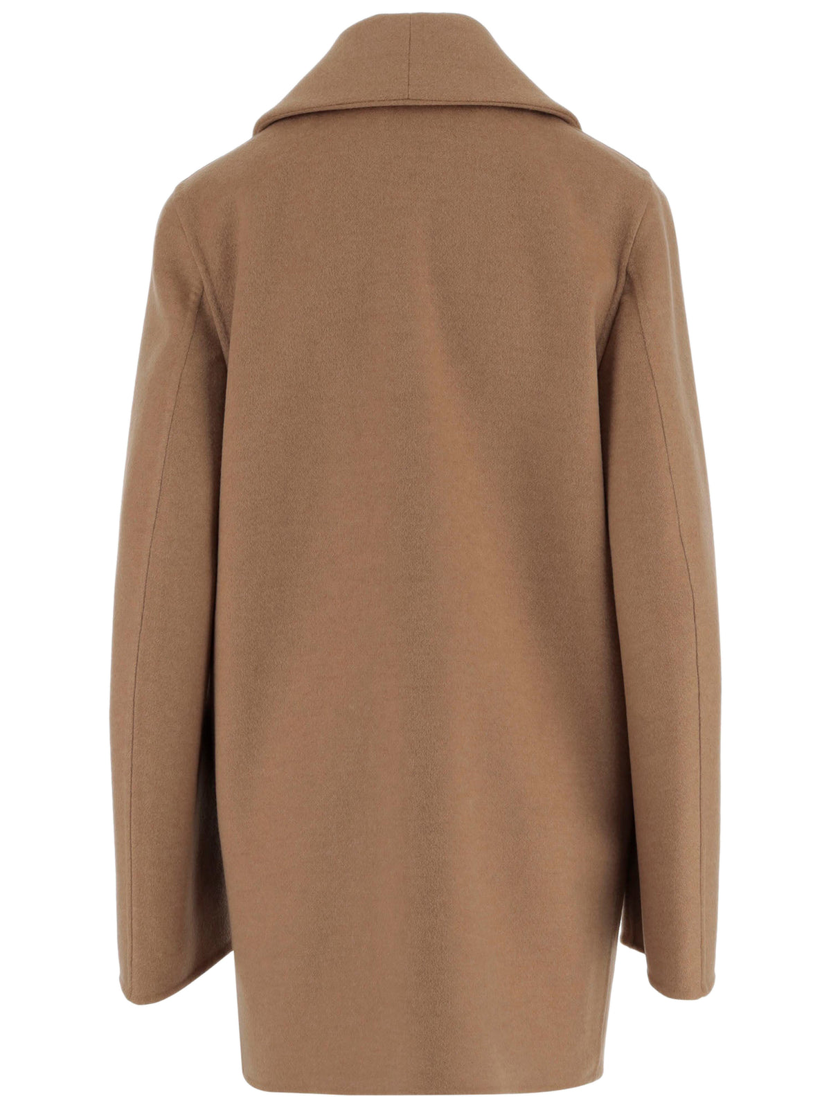 Wool and cashmere coat